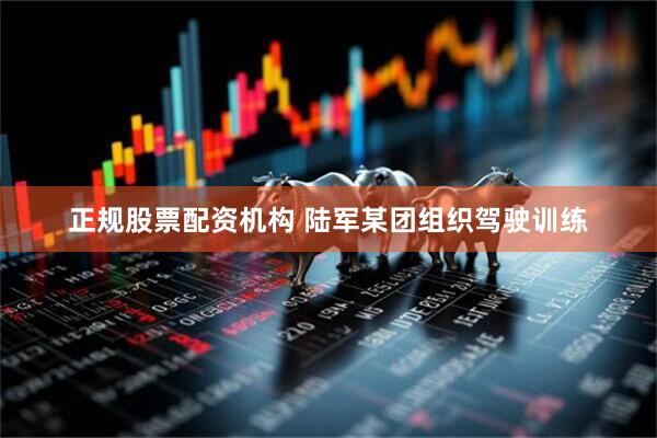 正规股票配资机构 陆军某团组织驾驶训练